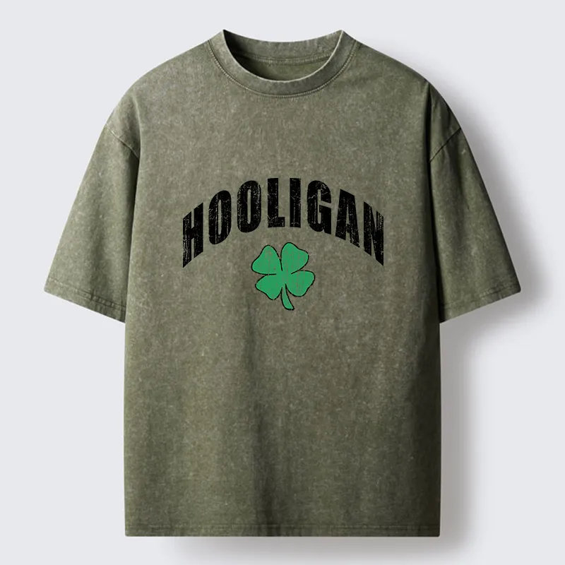 Tokyo-Tiger Lucky Troublemaker Washed T-Shirt