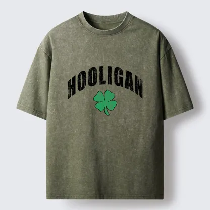 Tokyo-Tiger Lucky Troublemaker Washed T-Shirt