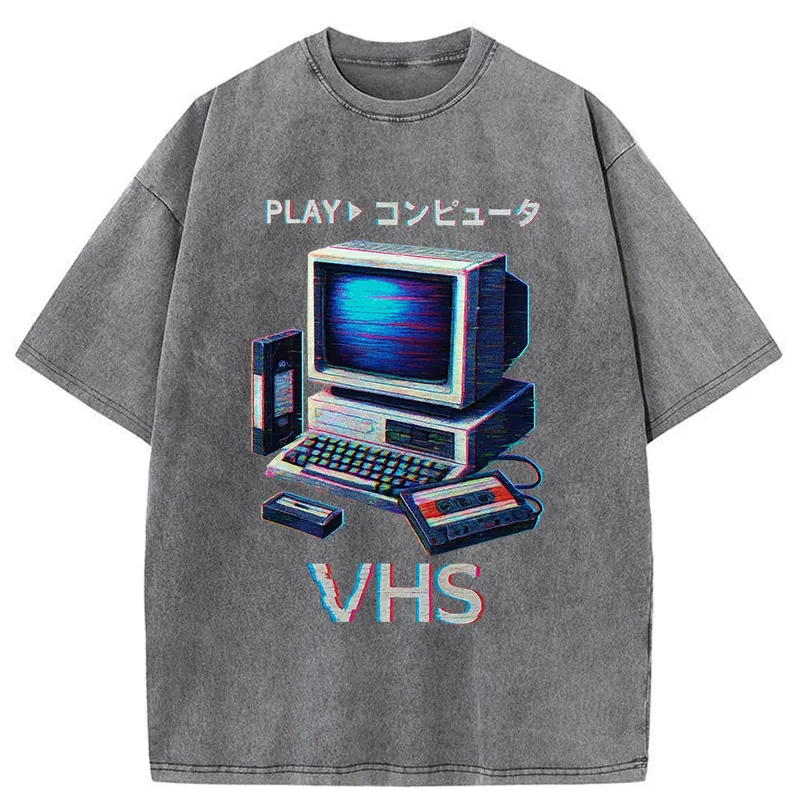 Tokyo-Tiger Vintage VHS Washed T-Shirt