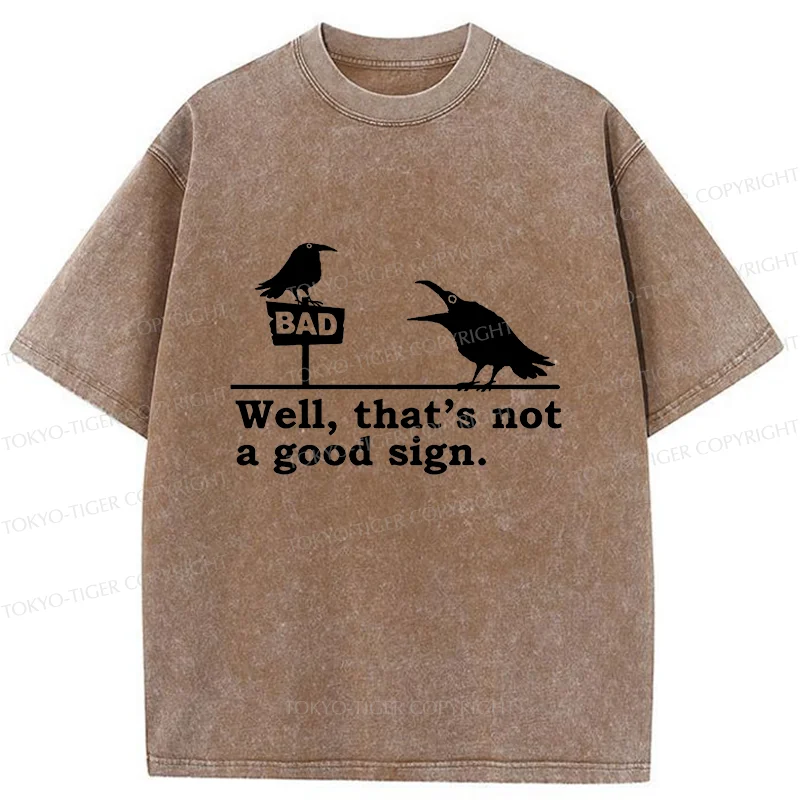 Tokyo-Tiger Bad Omen Washed T-Shirt