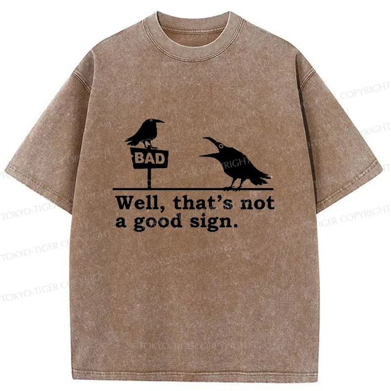 Tokyo-Tiger Bad Omen Washed T-Shirt