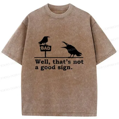 Tokyo-Tiger Bad Omen Washed T-Shirt