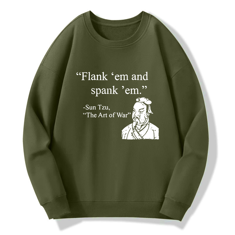 Tokyo-Tiger The Art Of War Funny Classic Sweatshirt