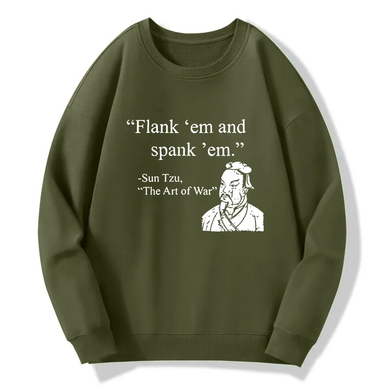 Tokyo-Tiger The Art Of War Funny Classic Sweatshirt
