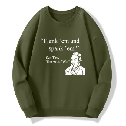 Tokyo-Tiger The Art Of War Funny Classic Sweatshirt