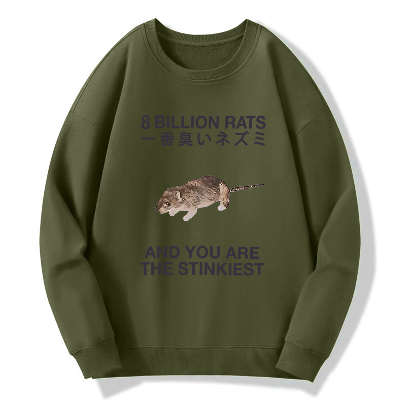 Tokyo-Tiger World's Stinkiest Rat Classic Sweatshirt