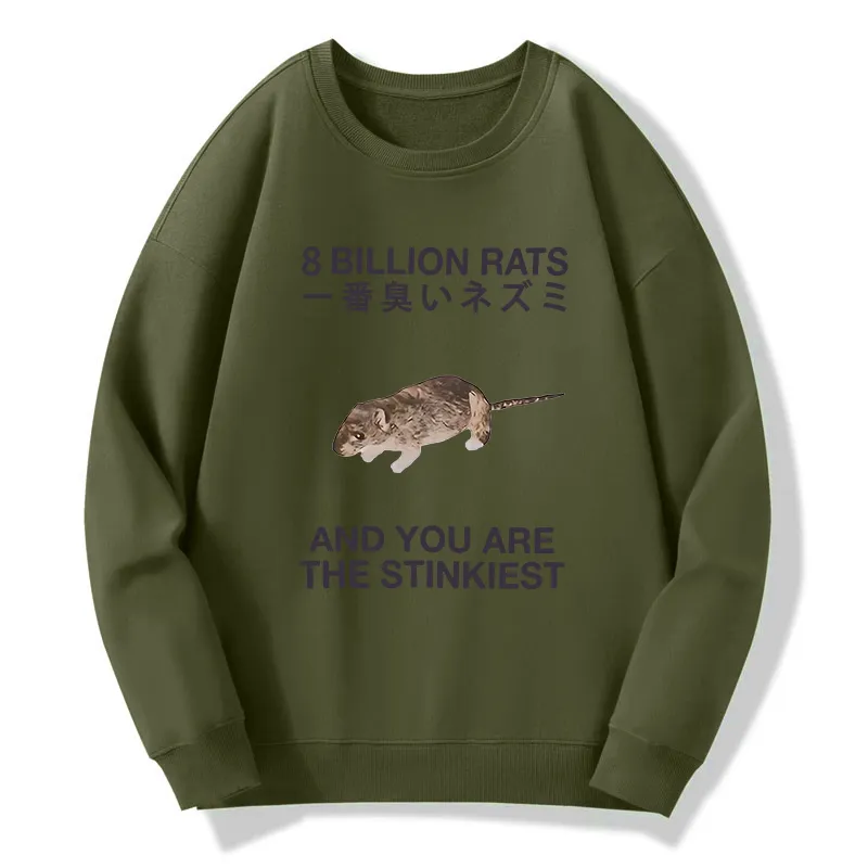 Tokyo-Tiger World's Stinkiest Rat Classic Sweatshirt