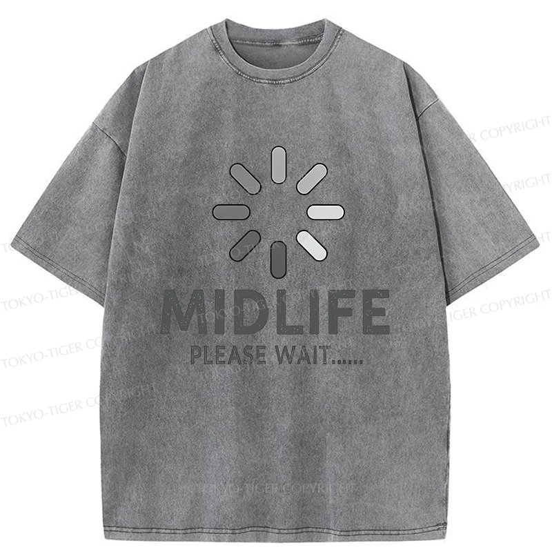 Tokyo-Tiger Menopause Funny Washed T-Shirt