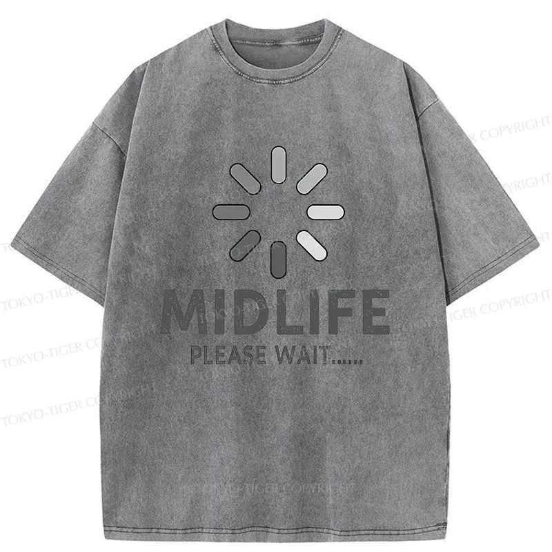 Tokyo-Tiger Menopause Funny Washed T-Shirt