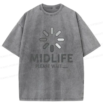 Tokyo-Tiger Menopause Funny Washed T-Shirt