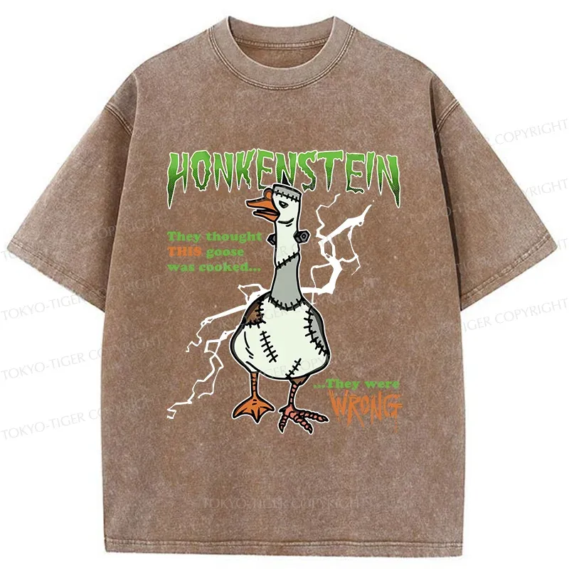Tokyo-Tiger Halloween Goose Washed T-Shirt