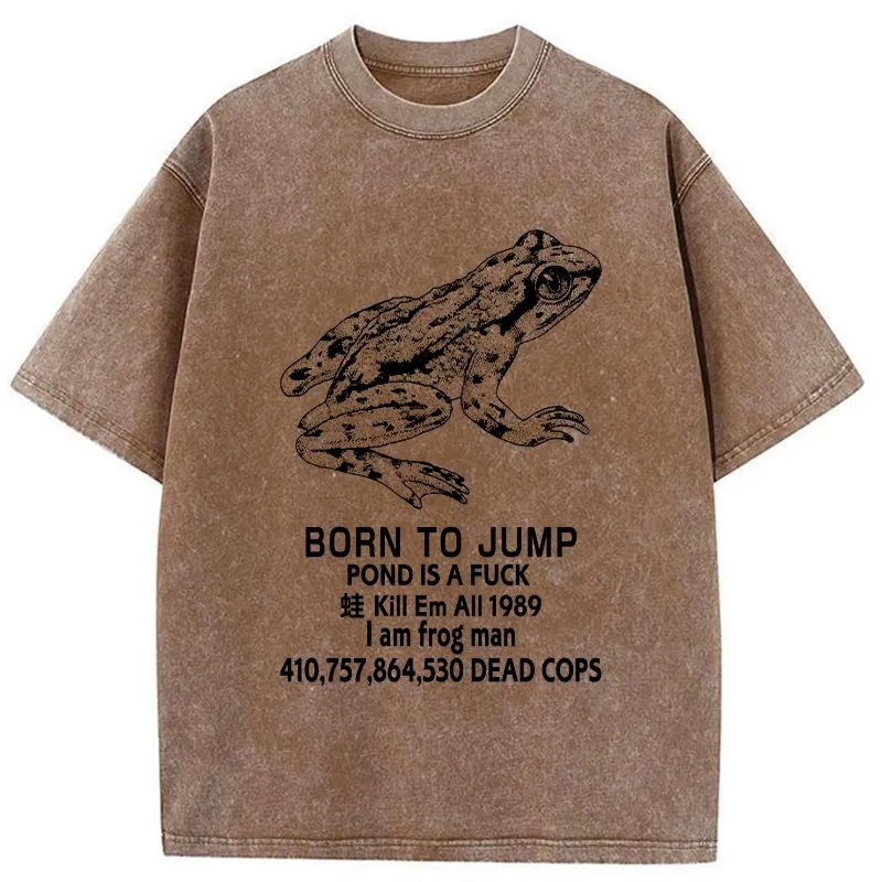Tokyo-Tiger Born To Jump Washed T-Shirt