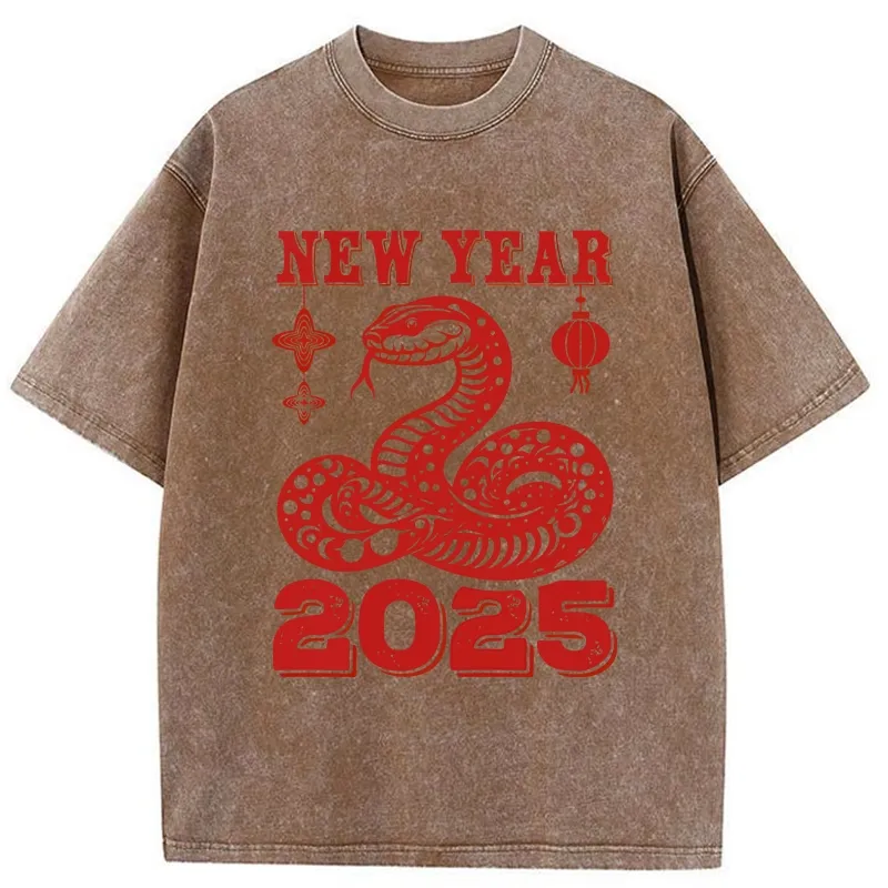 Tokyo-Tiger New Year 2025 Washed T-Shirt
