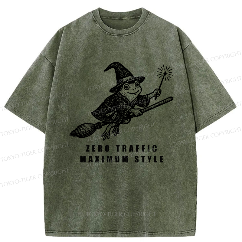 Tokyo-Tiger The Magical Frog Washed T-Shirt