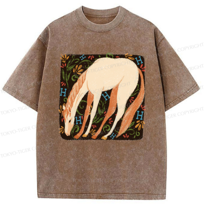 Tokyo-Tiger The Magical Horse Washed T-Shirt