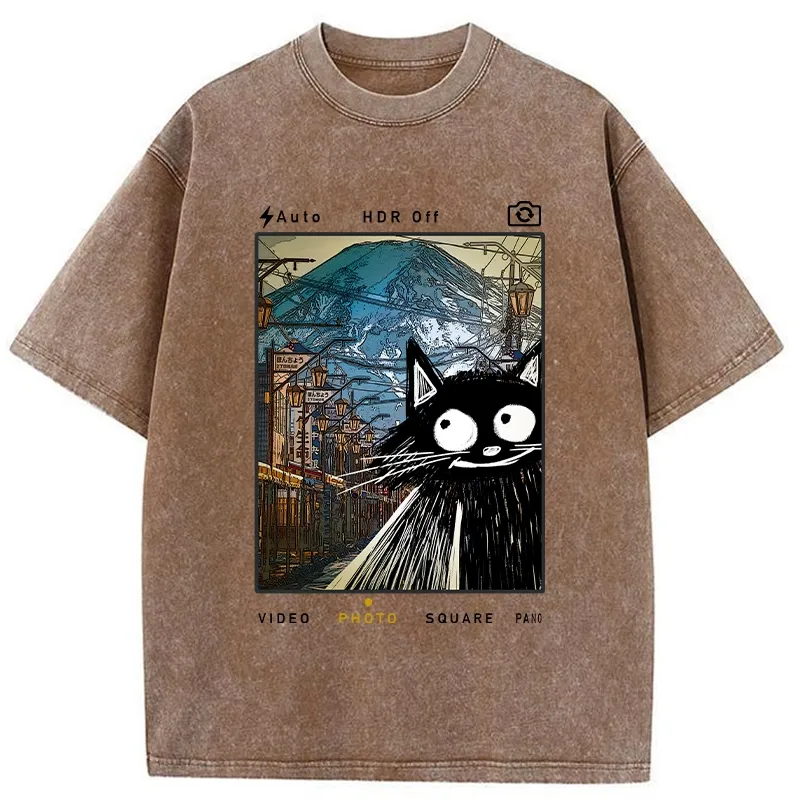 Tokyo-Tiger My Travel Diary-Tokyo Streets Washed T-Shirt