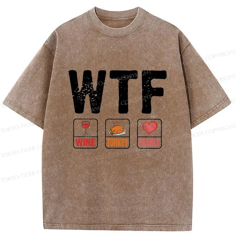 Tokyo-Tiger Thanksgiving Funny Washed T-Shirt Sale