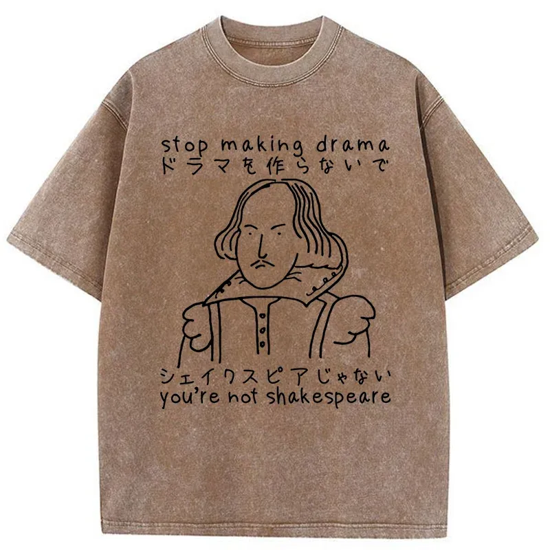 Tokyo-Tiger Stop Making Drama Washed T-Shirt