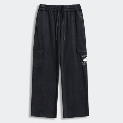 Tokyo-Tiger Indoor Kitten Washed Utility Sweatpants