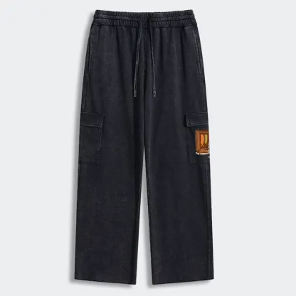 Tokyo-Tiger Sushi Pick Out Clothes Washed Utility Sweatpants