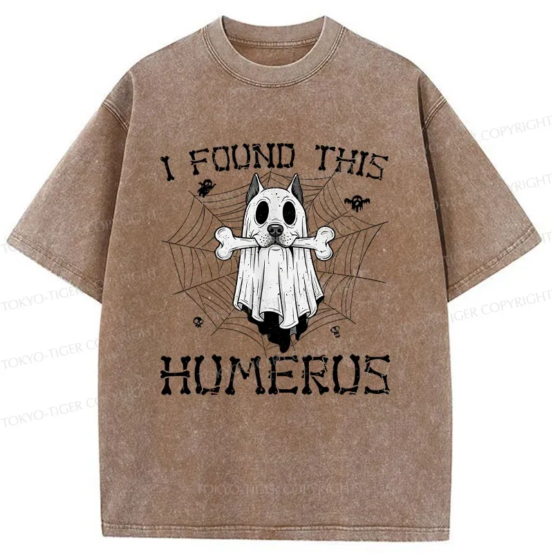Tokyo-Tiger Halloween Ghost Dog Washed T-Shirt