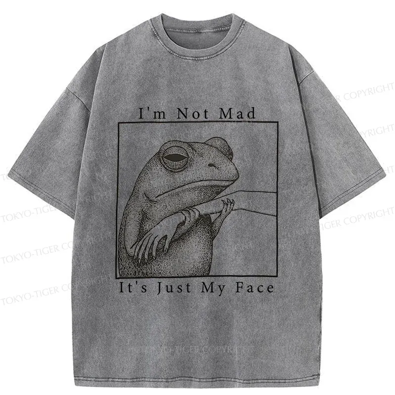Tokyo-Tiger Expressionless Frog Washed T-Shirt