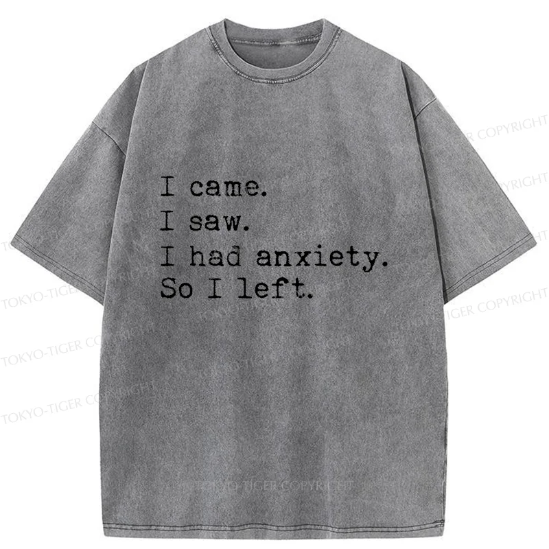 Tokyo-Tiger I'm Anxious Washed T-Shirt