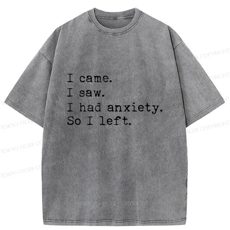 Tokyo-Tiger I'm Anxious Washed T-Shirt