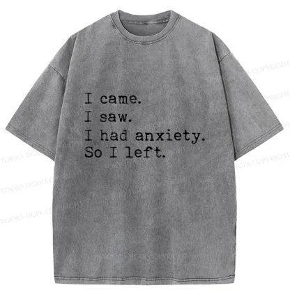 Tokyo-Tiger I'm Anxious Washed T-Shirt