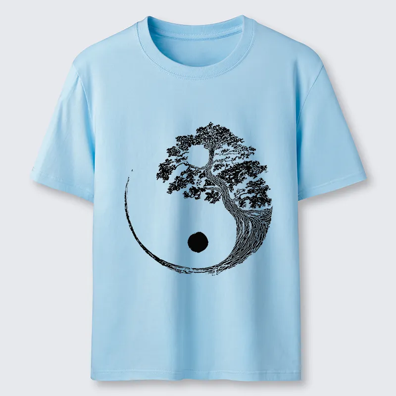 Tokyo-Tiger Yin-Yang Tai Chi Tree Classic T-Shirt