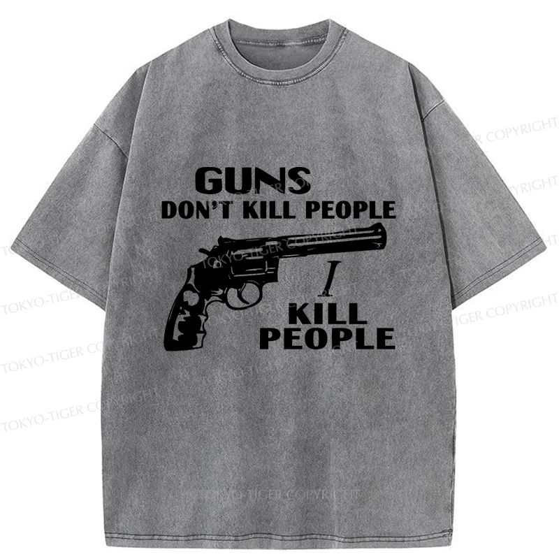 Tokyo-Tiger Weapons Are Not Original Sin Washed T-Shirt