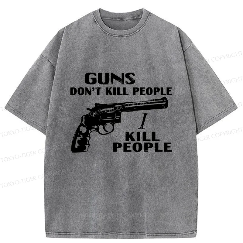 Tokyo-Tiger Weapons Are Not Original Sin Washed T-Shirt Sale