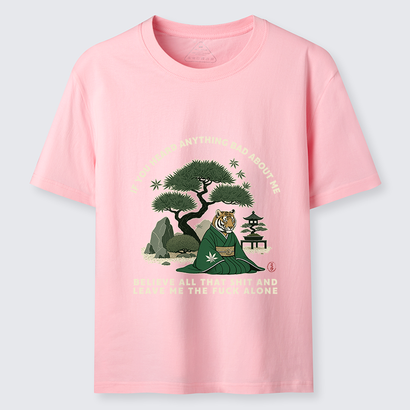 Tokyo-Tiger Funny Ukiyoe Tiger Samurai Zen Classic T-Shirt