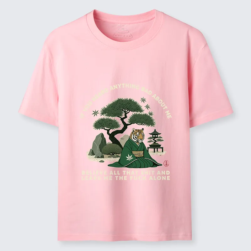 Tokyo-Tiger Funny Ukiyoe Tiger Samurai Zen Classic T-Shirt