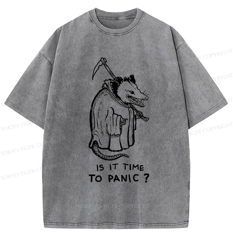 Tokyo-Tiger Possum Death Washed T-Shirt