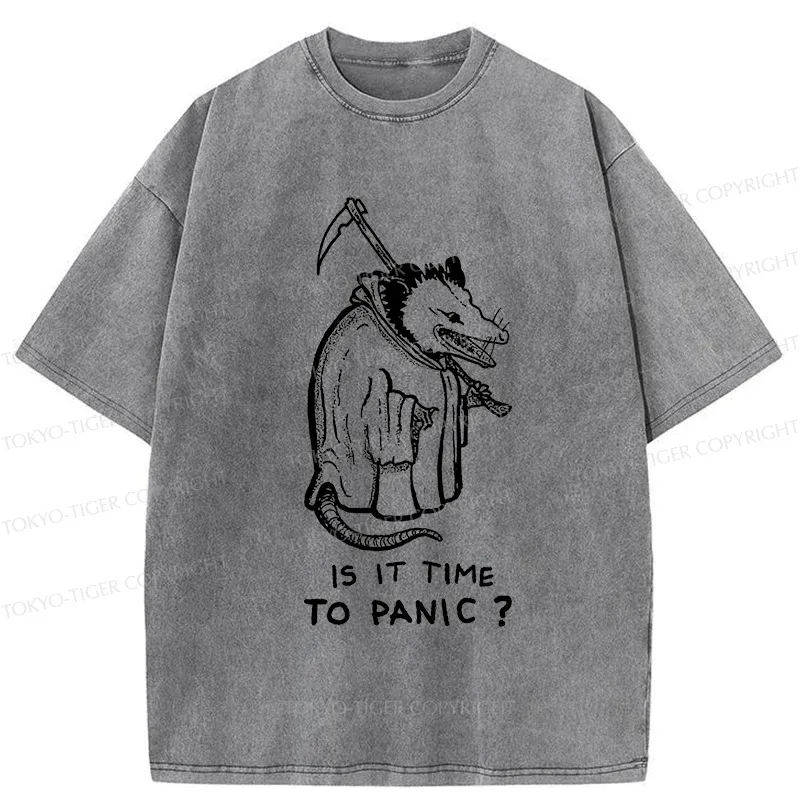 Tokyo-Tiger Possum Death Washed T-Shirt Sale