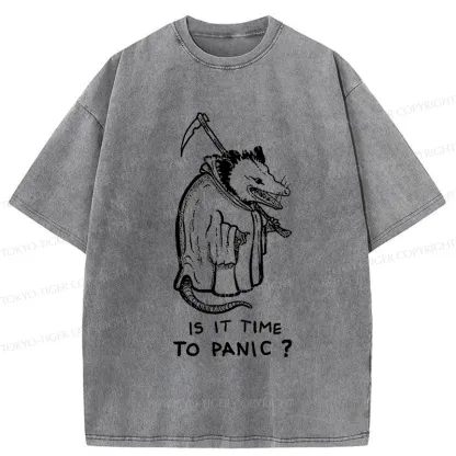 Tokyo-Tiger Possum Death Washed T-Shirt