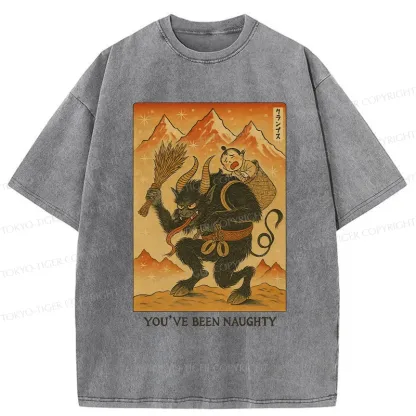 Tokyo-Tiger Krampus Japanese Washed T-Shirt