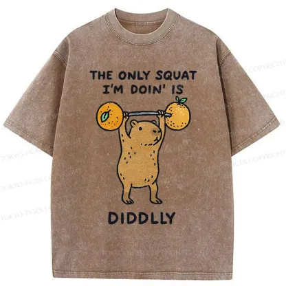 Tokyo-Tiger Diddly Capybara Washed T-Shirt