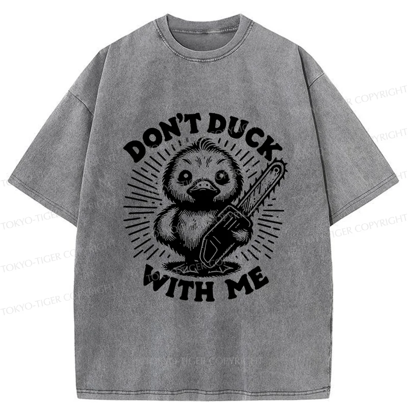 Tokyo-Tiger Scary Duck Washed T-Shirt