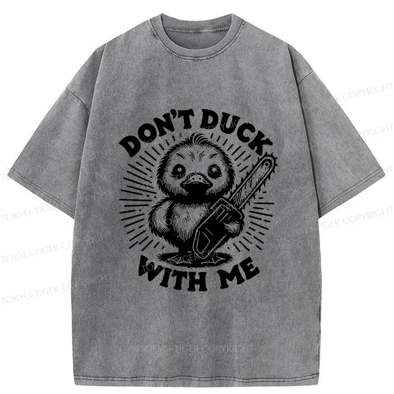 Tokyo-Tiger Scary Duck Washed T-Shirt
