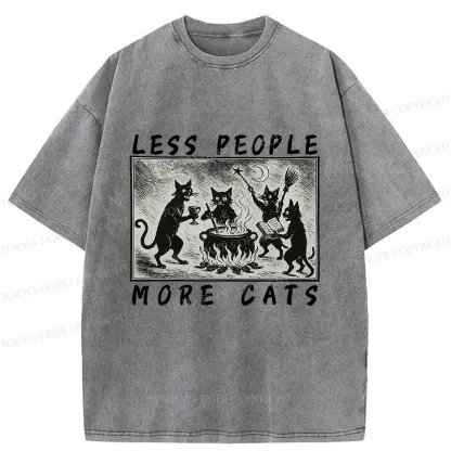 Tokyo-Tiger Cat Sacrifice Ceremony Washed T-Shirt