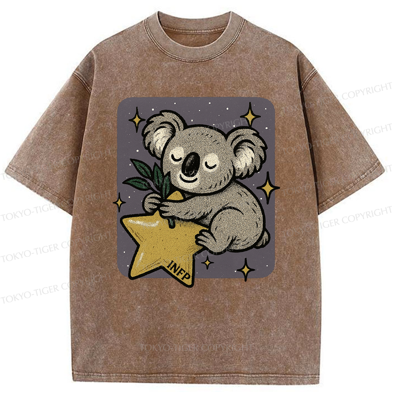 Tokyo-Tiger INFP Koala Washed T-Shirt