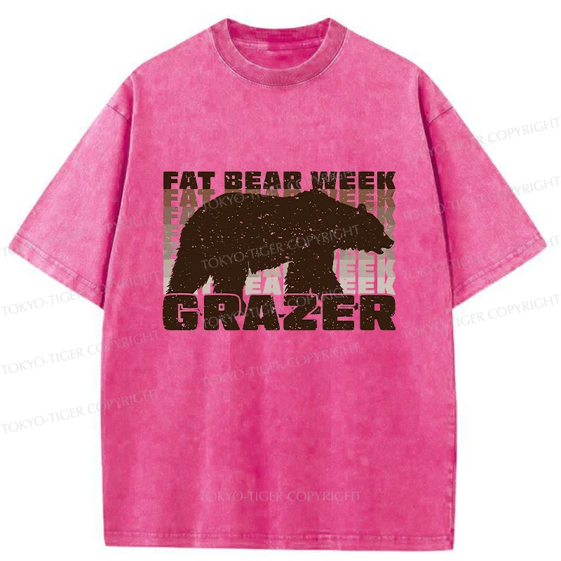 Tokyo-Tiger Grazer Animal Funny Washed T-Shirt