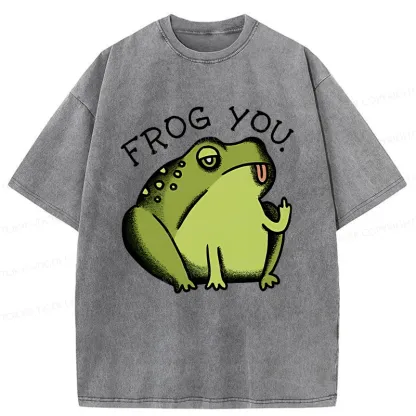 Tokyo-Tiger Frog Taunt You Washed T-Shirt