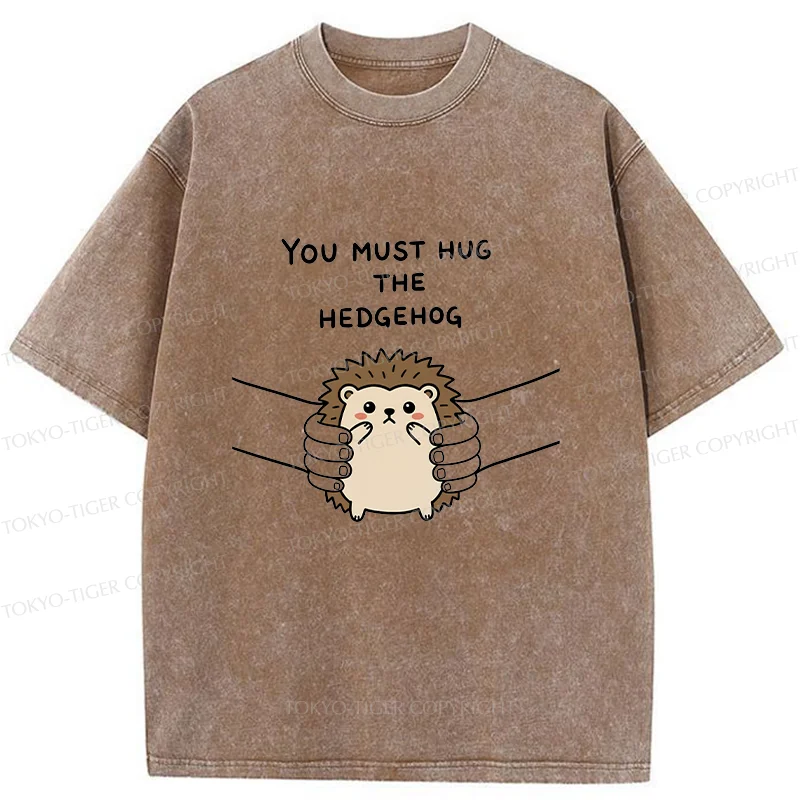 Tokyo-Tiger Accept Hedgehog Washed T-Shirt