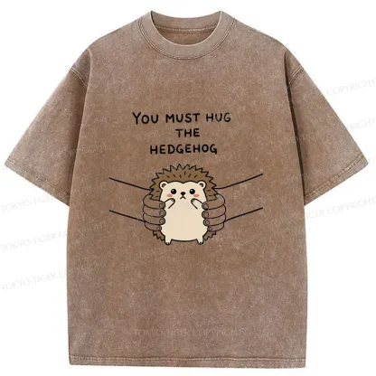 Tokyo-Tiger Accept Hedgehog Washed T-Shirt