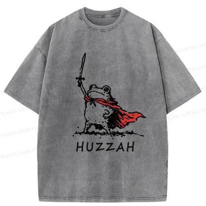 Tokyo-Tiger Huzzah Frog Washed T-Shirt
