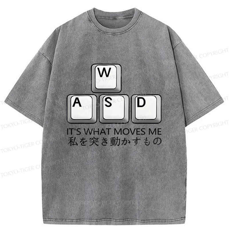 Tokyo-Tiger My Way Of Moving Washed T-Shirt