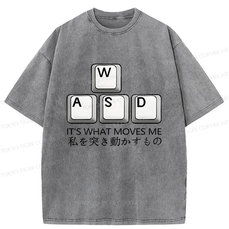 Tokyo-Tiger My Way Of Moving Washed T-Shirt